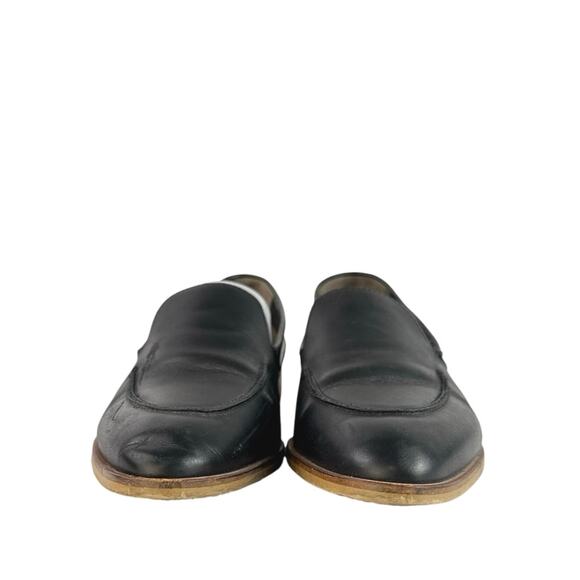 Everlane Women's Black Leather Slip On Low Top Almond Toe Loafers Shoes Size 8 - Picture 2 of 7